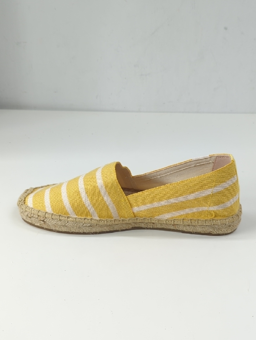 New Soludos Dali Striped Espadrilles in Yellow Size 7.5 - Picture 9 of 12
